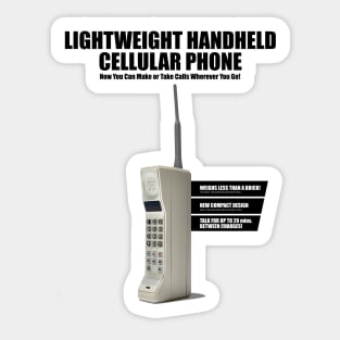 1980's Series Retro Mobile Phone Sticker